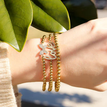 Beaded Butterfly Bracelet