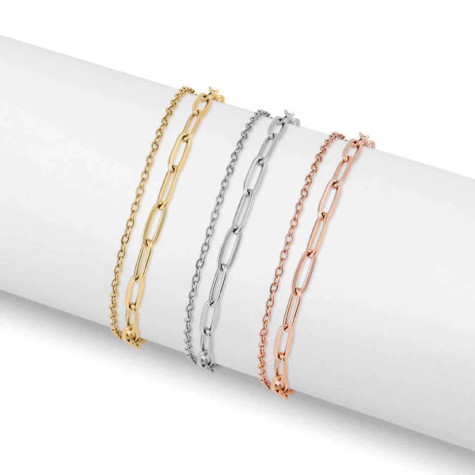 Paperclip Chain Anklet