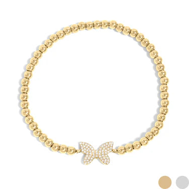 Beaded Butterfly Bracelet