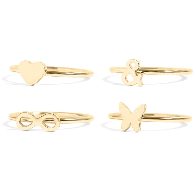 Gold Stacking Rings